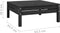 vidaXL - 4-delige - Loungeset - massief - grenenhout - zwart