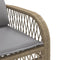 vidaXL - 4-delige - Loungeset - met - kussens - poly - rattan - beige