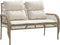 vidaXL - 4-delige - Loungeset - met - kussens - poly - rattan - beige