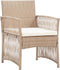 vidaXL - 4-delige - Loungeset - met - kussens - poly - rattan - beige