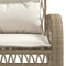 vidaXL - 4-delige - Loungeset - met - kussens - poly - rattan - beige