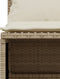 vidaXL - 4-delige - Loungeset - met - kussens - poly - rattan - beige