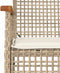 vidaXL - 4-delige - Loungeset - met - kussens - poly - rattan - beige