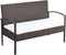 vidaXL - 4-delige - Loungeset - met - kussens - poly - rattan - bruin