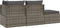 vidaXL - 4-delige - Loungeset - met - kussens - poly - rattan - grijs