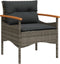 vidaXL - 4-delige - Loungeset - met - kussens - poly - rattan - grijs