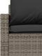 vidaXL - 4-delige - Loungeset - met - kussens - poly - rattan - grijs