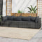vidaXL - 4-delige - Loungeset - met - kussens - poly - rattan - grijs