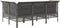 vidaXL - 4-delige - Loungeset - met - kussens - poly - rattan - grijs