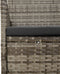 vidaXL - 4-delige - Loungeset - met - kussens - poly - rattan - grijs