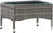vidaXL - 4-delige - Loungeset - met - kussens - poly - rattan - grijs