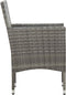 vidaXL - 4-delige - Loungeset - met - kussens - poly - rattan - grijs
