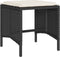 vidaXL - 4-delige - Loungeset - met - kussens - poly - rattan - zwart
