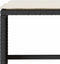 vidaXL - 4-delige - Loungeset - met - kussens - poly - rattan - zwart