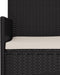 vidaXL - 4-delige - Loungeset - met - kussens - poly - rattan - zwart
