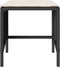vidaXL - 4-delige - Loungeset - met - kussens - poly - rattan - zwart
