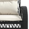 vidaXL - 4-delige - Loungeset - met - kussens - poly - rattan - zwart