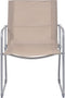vidaXL - 4-delige - Loungeset - stof - en - staal - taupe