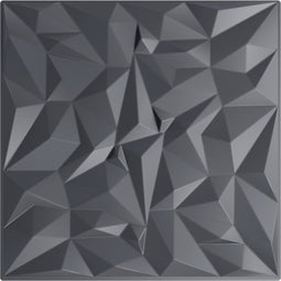 vidaXL - 48 - st - Wandpanelen - amethist - 12 - m² - 50x50 - cm - XPS - grijs