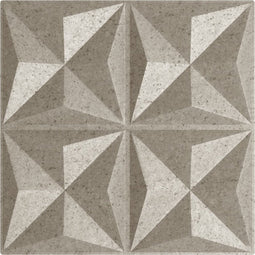 vidaXL - 48 - st - Wandpanelen - origami - 12 - m² - 50x50 - cm - XPS - beton