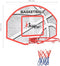 vidaXL 5-delige Basketbalset wandmontage 66x44,5 cm