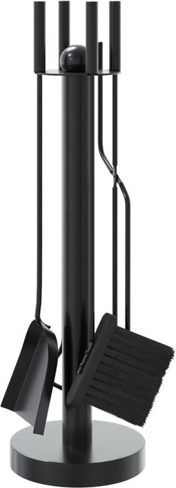 vidaXL - 5-delige - Haardset - 18x56 - cm - staal