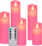 vidaXL 5-delige Kaarsenset met afstandsbediening LED warmwit