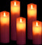 vidaXL 5-delige Kaarsenset met afstandsbediening LED warmwit
