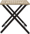 vidaXL - 5-delige - Tuinset - inklapbaar - poly - rattan - beige
