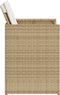 vidaXL - 5-delige - Tuinset - met - kussens - poly - rattan - beige