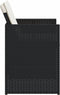 vidaXL - 5-delige - Tuinset - met - kussens - poly - rattan - zwart
