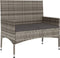 vidaXL - 6-delige - Loungeset - met - kussens - poly - rattan - grijs