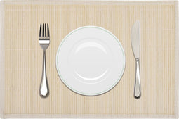 vidaXL - 6 - Placemats - bamboe - 30 - x - 45 - cm - natuurlijk