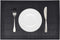 vidaXL - 6 - Placemats - bamboe - 30 - x - 45 - cm - zwart