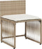vidaXL - 7-delige - Tuinset - met - kussens - poly - rattan - beige