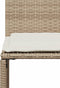 vidaXL - 7-delige - Tuinset - met - kussens - poly - rattan - beige