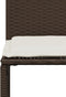 vidaXL - 7-delige - Tuinset - met - kussens - poly - rattan - bruin