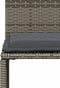 vidaXL - 7-delige - Tuinset - met - kussens - poly - rattan - grijs