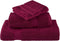 vidaXL - 8-delige - Handdoekenset - SOLUND - 600 - g/m² - bordeauxrood