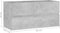 vidaXL - 804759 - - Wastafelkast - 90x38,5x45 - cm - betongrijs