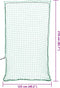 vidaXL - Aanhangwagennet - elastisch - touw - 2,1x1,25 - m - polypropeen - groen