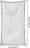 vidaXL - Aanhangwagennet - elastisch - touw - 2,1x1,25 - m - polypropeen - zwart