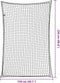 vidaXL - Aanhangwagennet - elastisch - touw - 2,2x1,5 - m - polypropeen - zwart