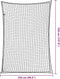 vidaXL - Aanhangwagennet - elastisch - touw - 3,5x2,5 - m - polypropeen - zwart