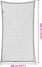 vidaXL - Aanhangwagennet - elastisch - touw - 3,5x2 - m - polypropeen - zwart