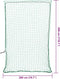 vidaXL - Aanhangwagennet - elastisch - touw - 3x2 - m - polypropeen - groen