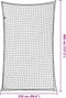 vidaXL - Aanhangwagennet - elastisch - touw - 4x2,5 - m - polypropeen - zwart