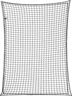vidaXL - Aanhangwagennet - elastisch - touw - 4x3 - m - polypropeen - zwart