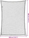 vidaXL - Aanhangwagennet - elastisch - touw - 4x3 - m - polypropeen - zwart