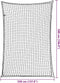 vidaXL - Aanhangwagennet - elastisch - touw - 5x3,5 - m - polypropeen - zwart